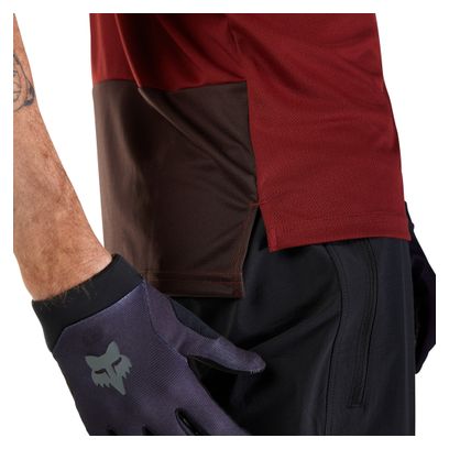 Maillot Manches Courtes Homme Fox Ranger Wordmark Rouge