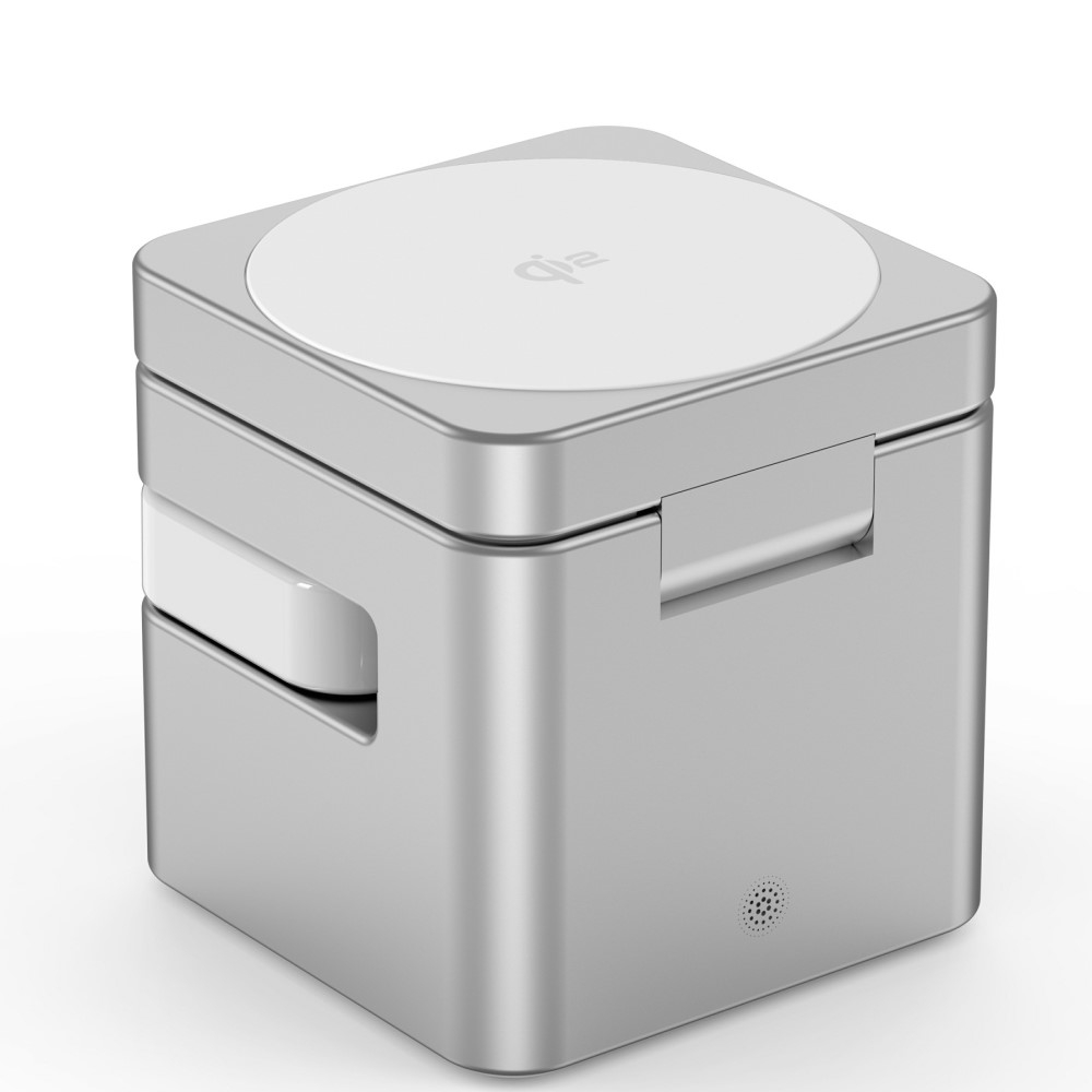 (15W) 3in1 Magnetisches Ladegerät Qi2 Wireless Charger Ladestation für Apple iPhone / Apple Airpods / Apple Watch - Silber