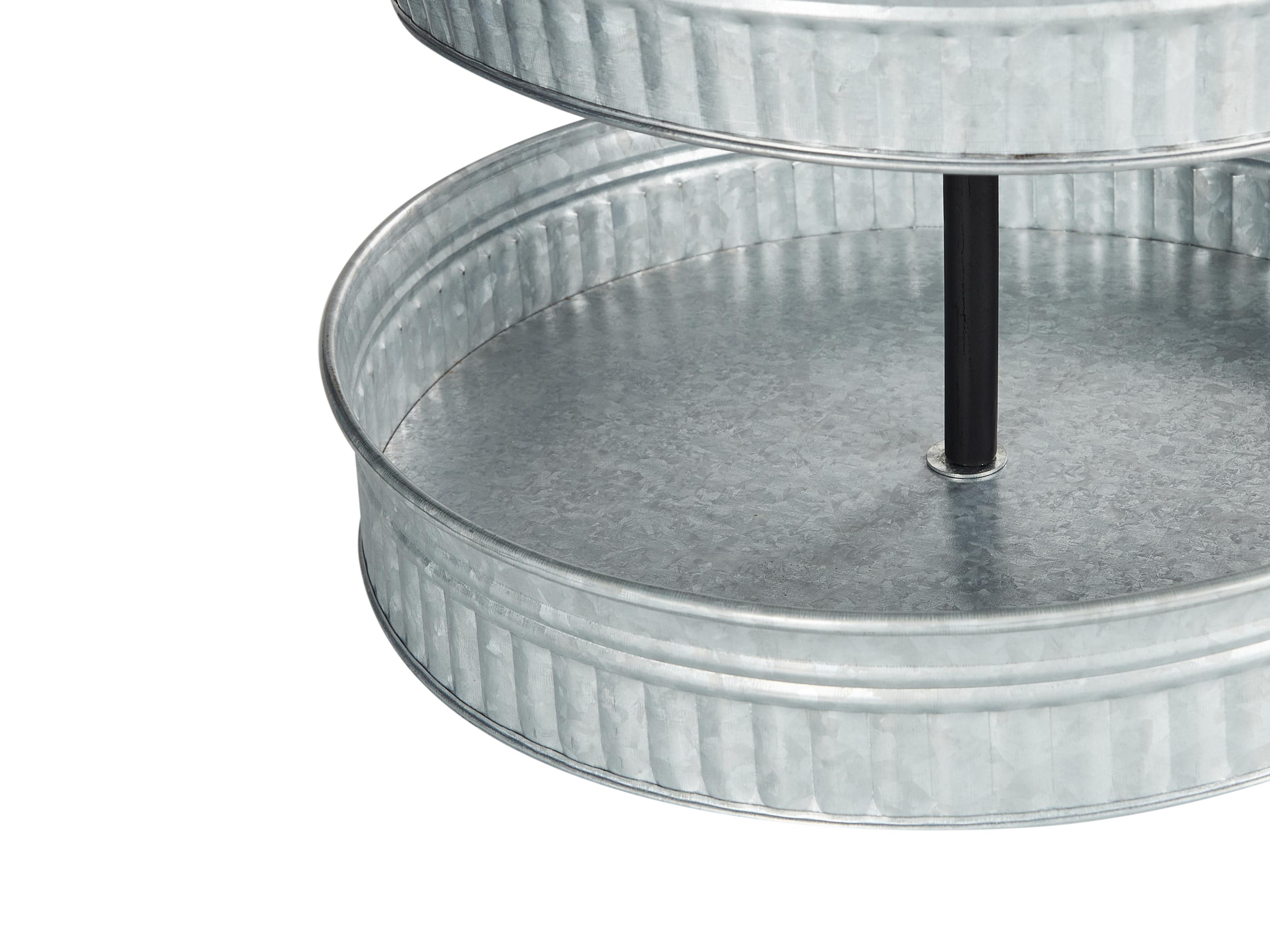 Taartstandaard met 3 etages KOUIGN Zilver