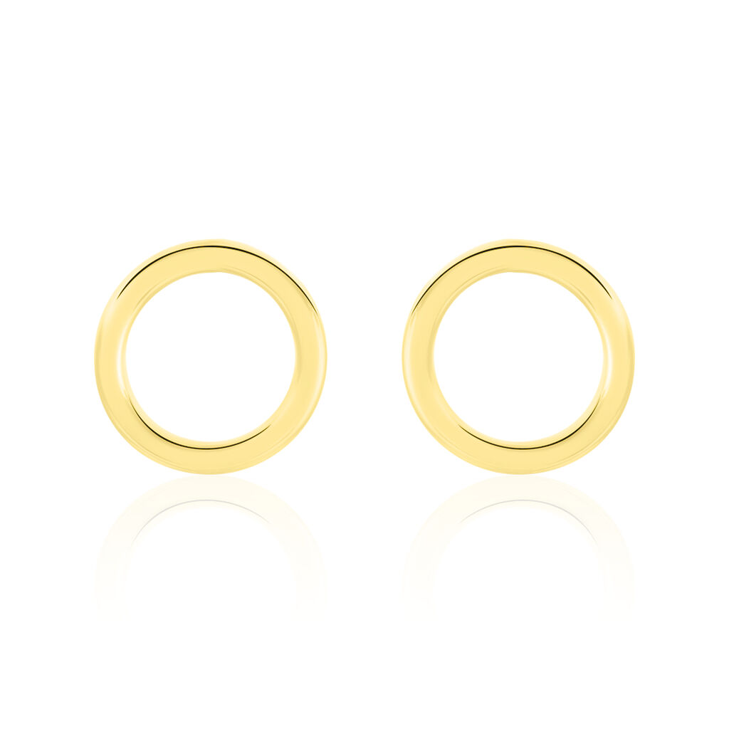 Boucles D'oreilles Pendantes Gracieuse Or Jaune