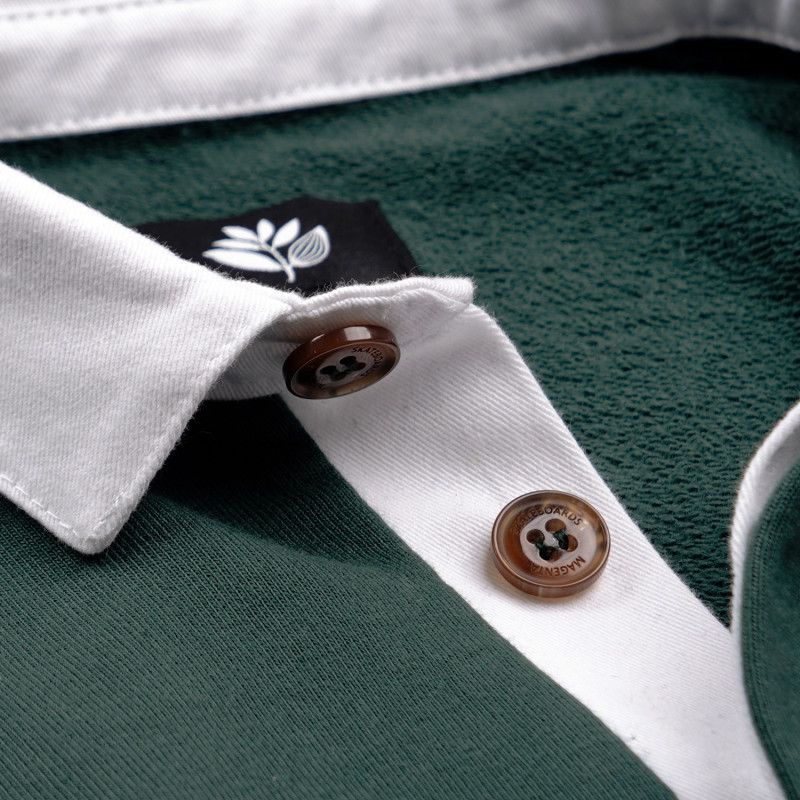 POLO À POCHES FRA LS - VERT