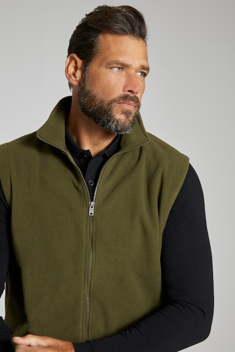 Fleeceweste, Outdoor, Stehkragen, bis 8 XL