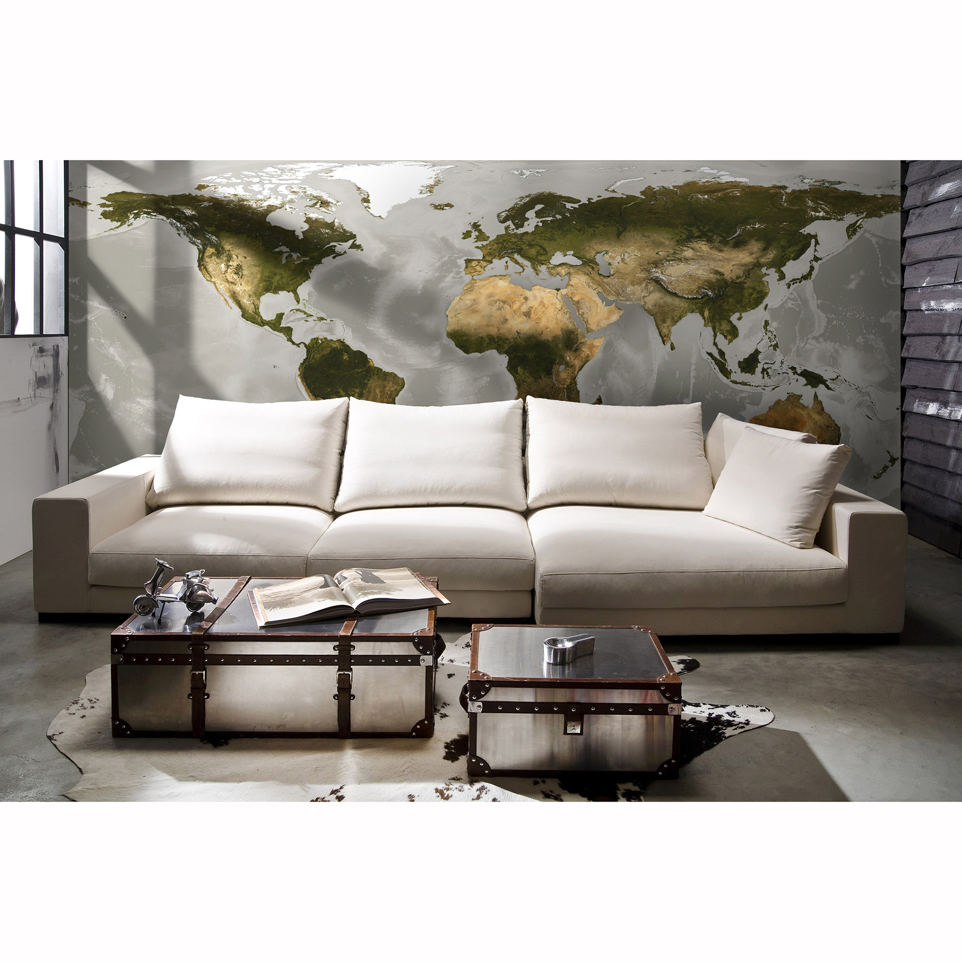 Vlies-Fototapete WORLD - 500x250 cm