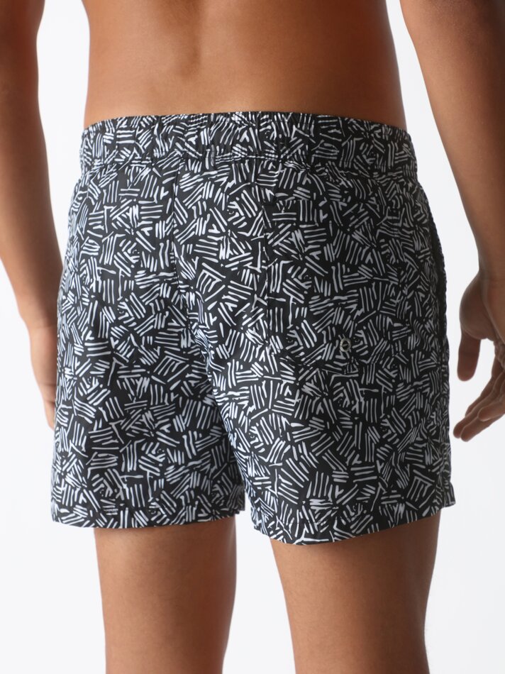 Maiô estampado - Preto