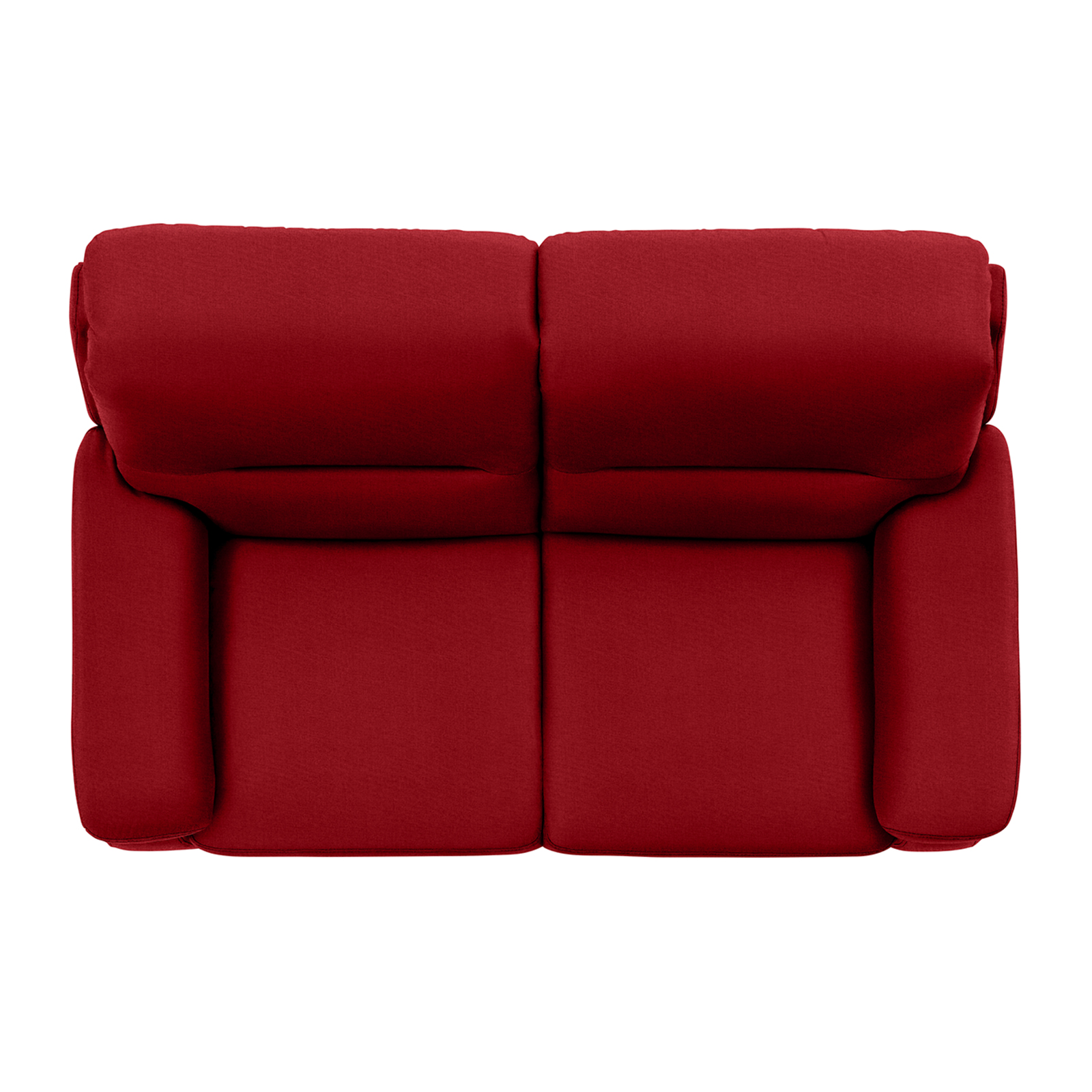 polsterpower 2-Sitzer-Sofa - Miro bordeaux - Basismodell