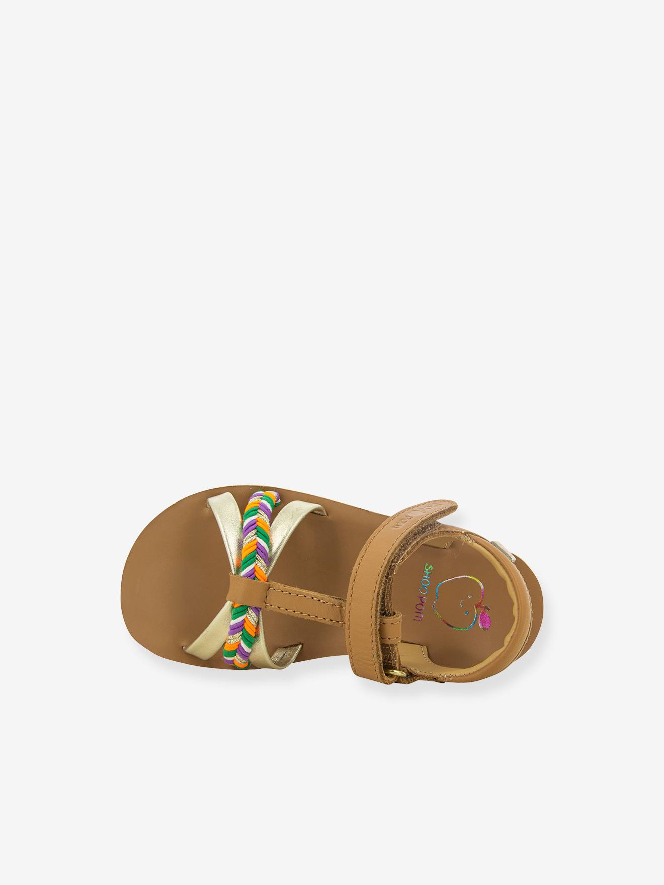 Sandálias infantis SHOO POM® Goa Salomé em cobre iridescente