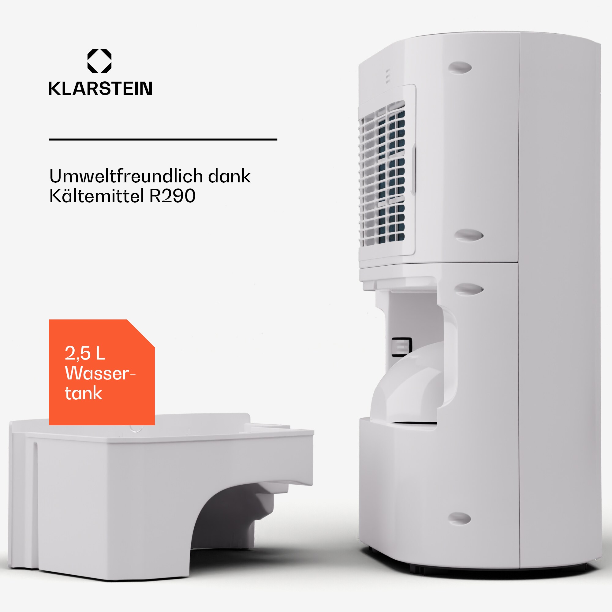 AeroDry 10 Luftentfeuchter 165W 10l/d 265m³/h 25m² DrySelect 37dB
