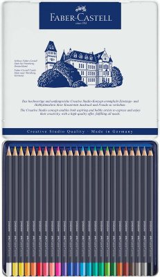 Faber-Castell Goldfaber Colour Pencil Tin Set Of 24
