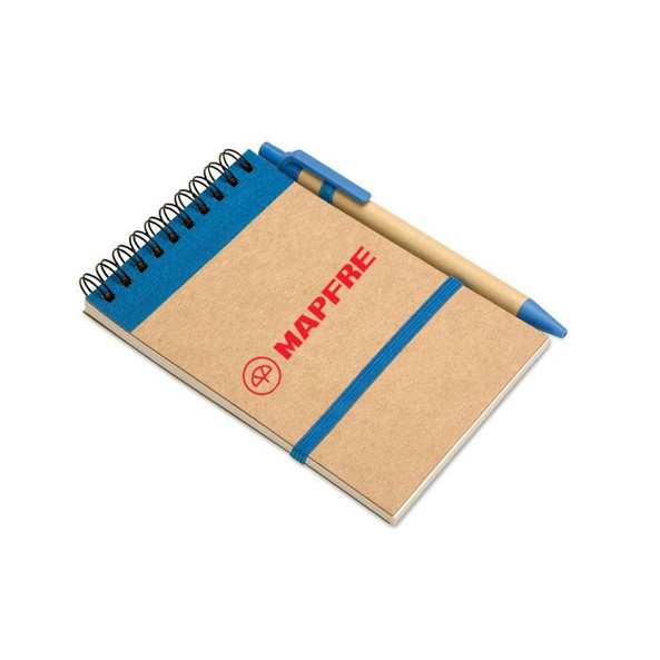 GiftRetail IT3789 - SONORA Bloc-notes recyclé et stylo