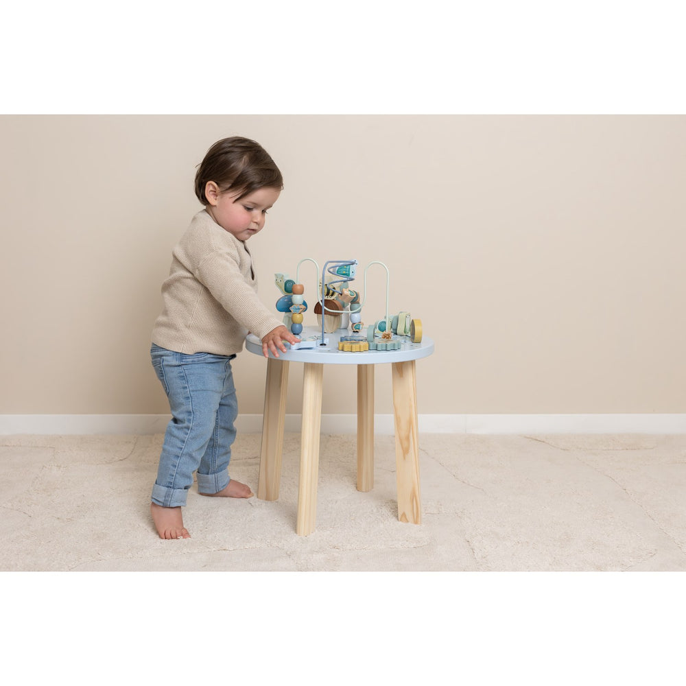 Køb Little Dutch Forest Friends Blue Aktivitetsbord