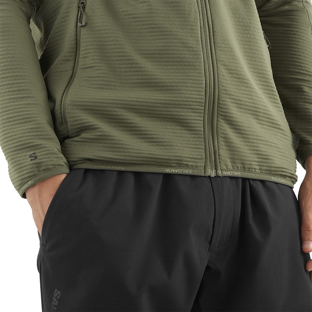 Salomon Essential Lightwarm Midlayerjacke Herren grape leaf