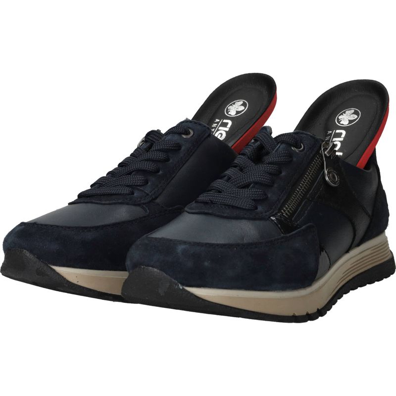 Rieker Sneakers Blauw Dames