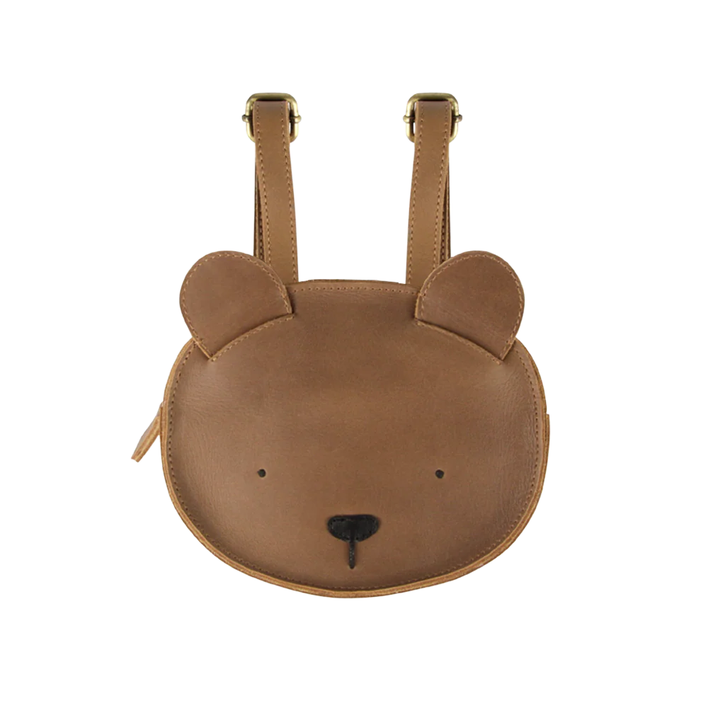 Kapi Classic Backpack | Bear | Cognac Classic Leather
