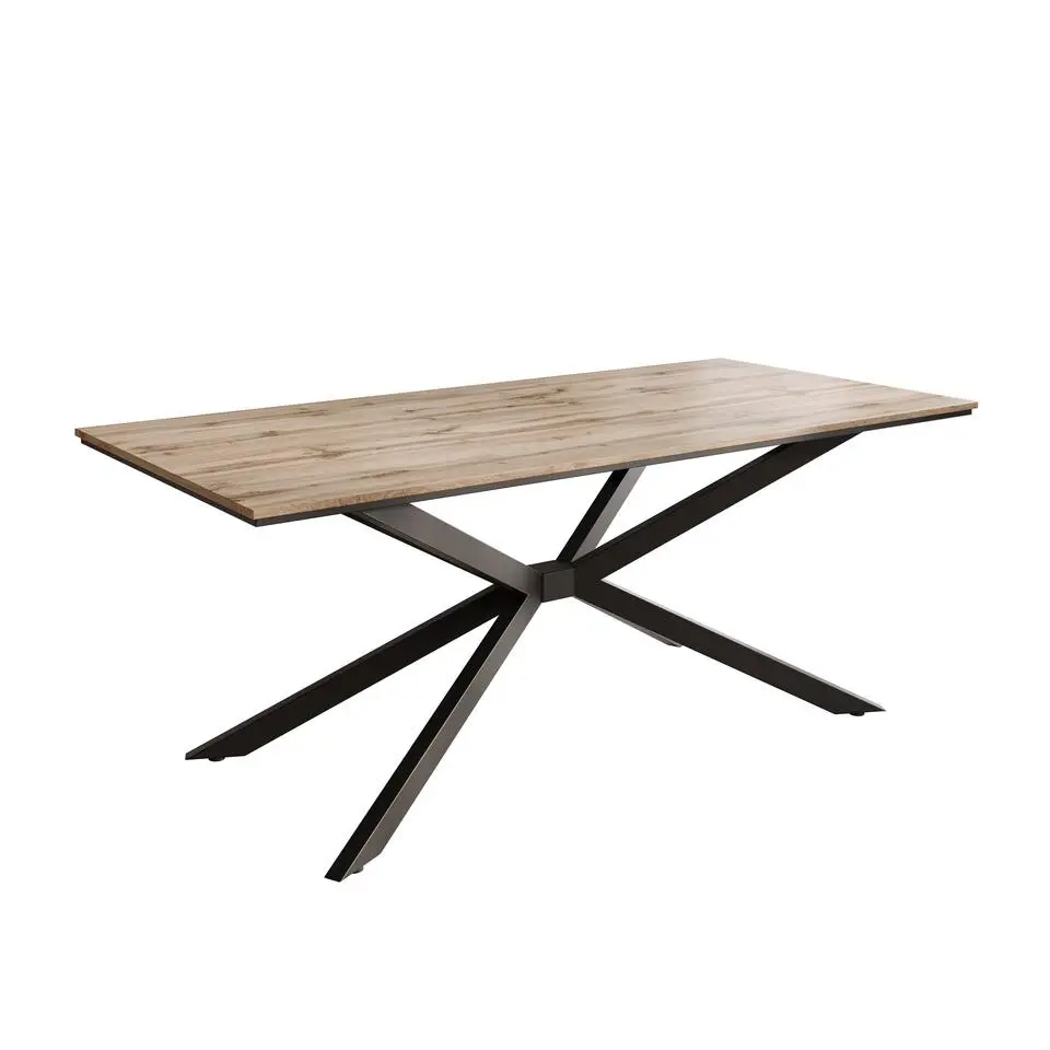 Meubella - Eetkamertafel Faithley - Eiken - 190 cm