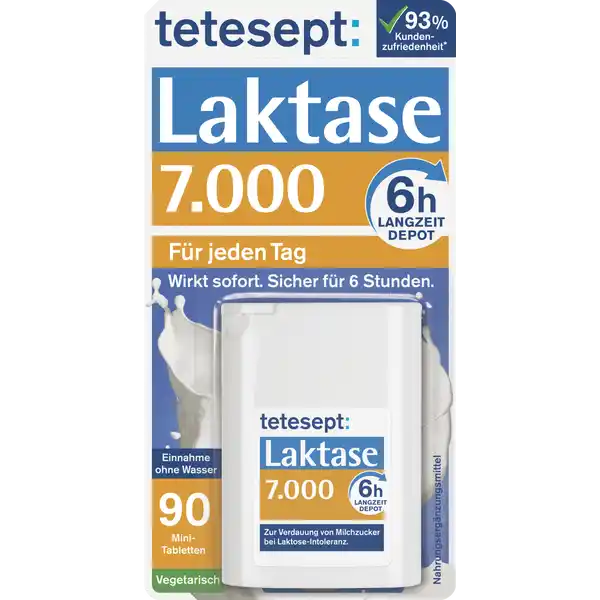 Laktase 7.000 Langzeit-Depot Mini-Tabletten