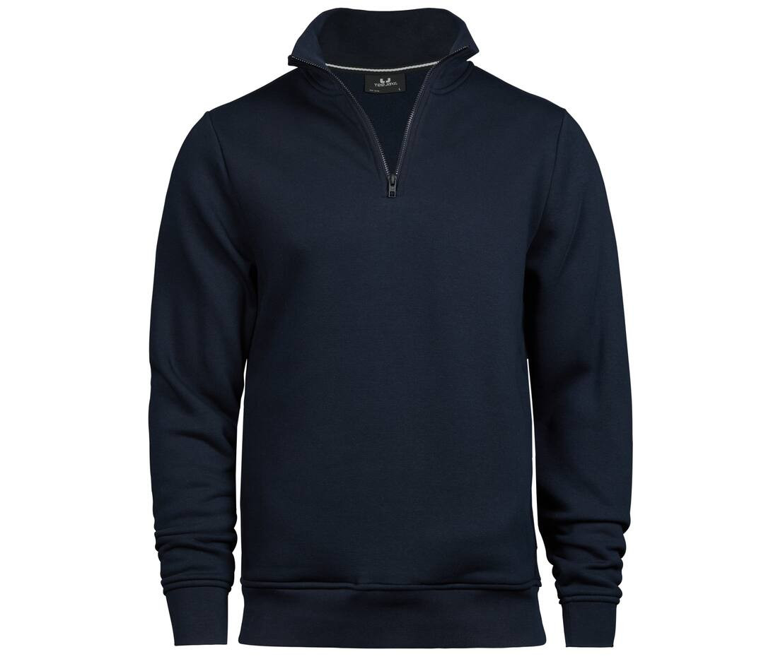 TEE JAYS TJ5438 - Sweatshirt Homme Demi-Zip Confortable et Élégant