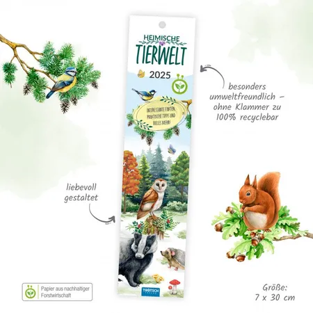 Trötsch Streifenkalender Mini 