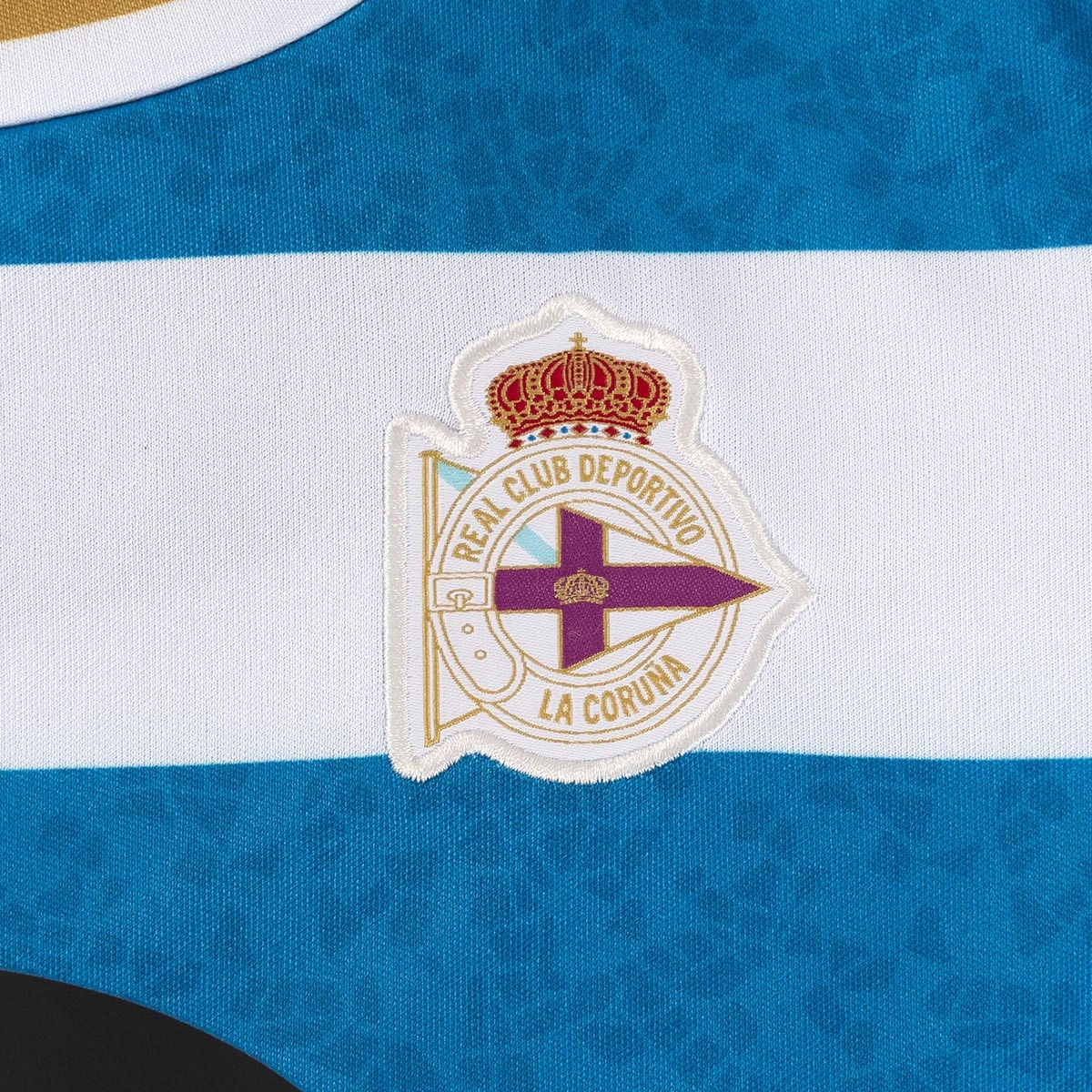 Conjunto Kappa Deportivo La Coruña Primeiro Equipamento 2025-2026 Criança