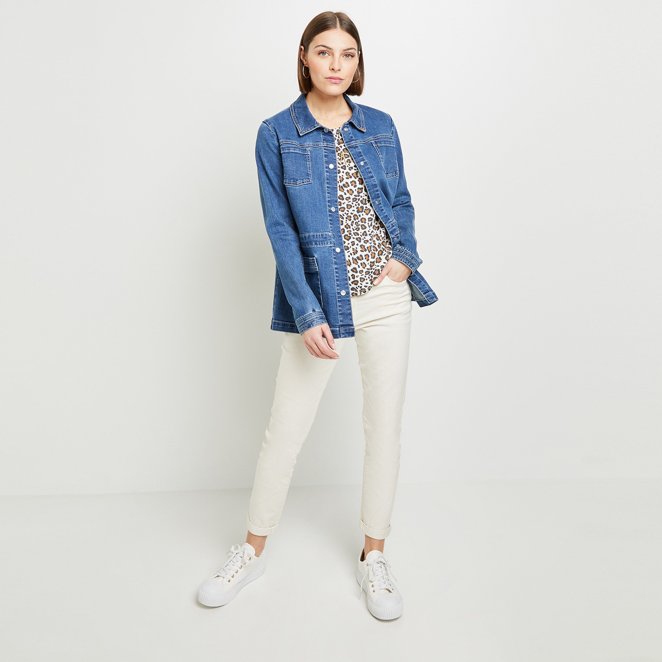 T-shirt imprimé femme - ECRU