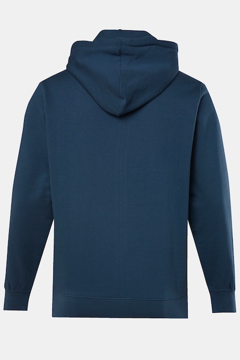 Men+ Hoodiejacke, Kapuze, Kängurutasche, bis 84/86