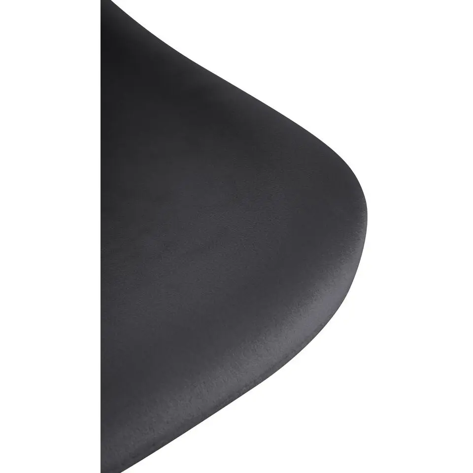 CLP Barkruk Loft zwart Frame - Fluweel - zwart