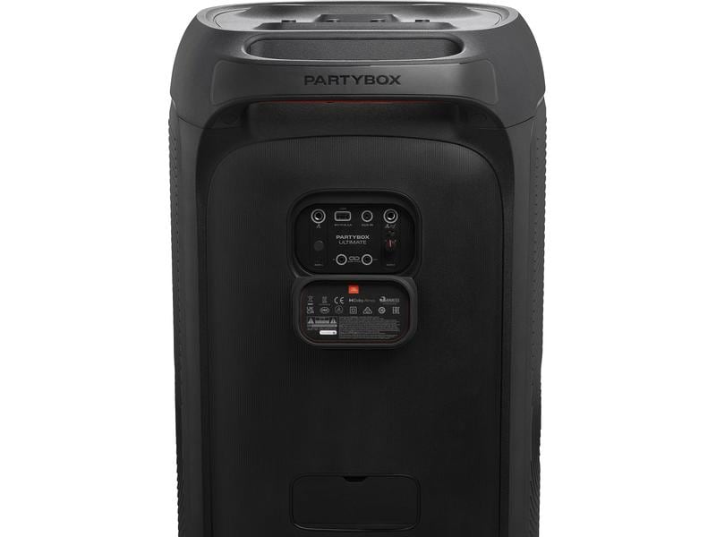 JBL Bluetooth Speaker PartyBox Ultimate Schwarz Fulminanter Partylautsprecher mit druckvollem Sound und multidimensionaler Lichtshow