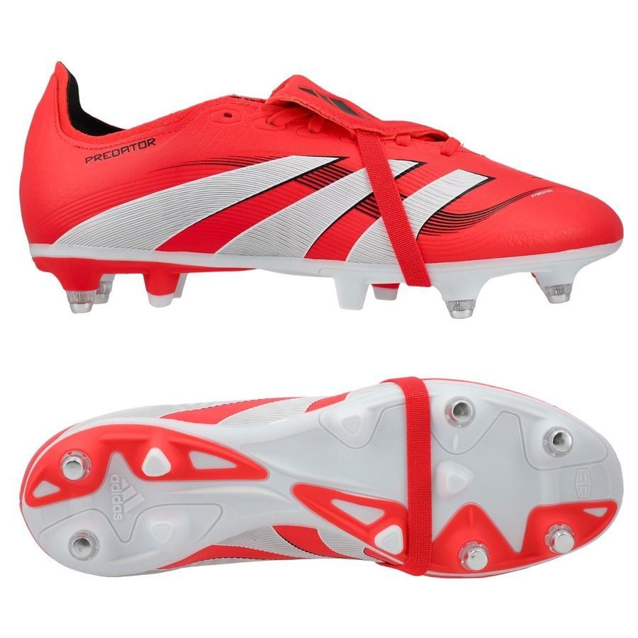 adidas Predator League Fold-over Tongue SG Pure Victory - Lucid Red/Blanc/Noir