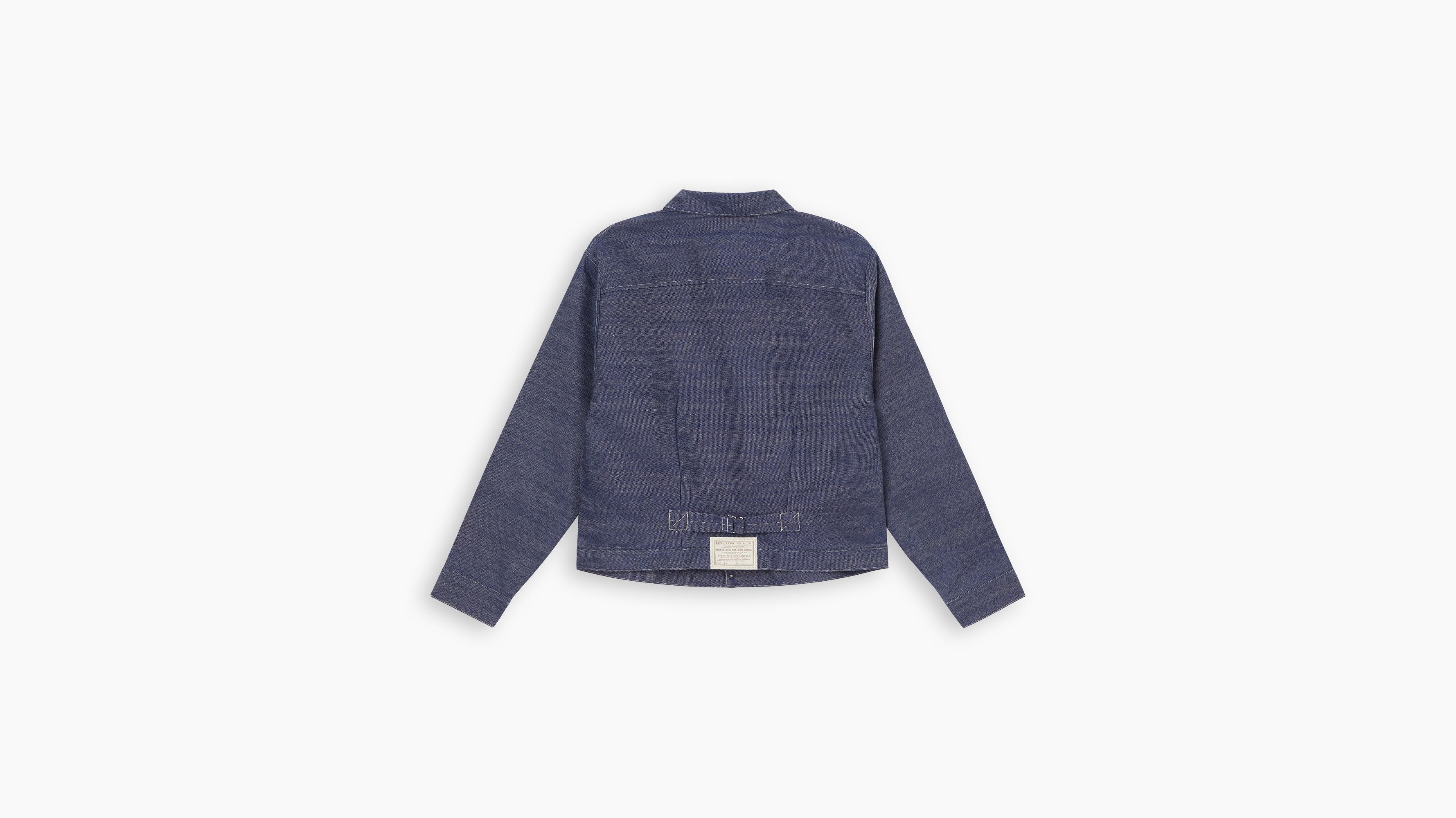 Levi's® Made In Japan veste Trucker 1879 Blouse plissée - Lvc 1879 Organic Pleated Blouse - Bleu