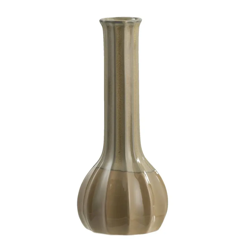 Vaas Retro - groen - keramiek - 27,5xØ12,5 cm