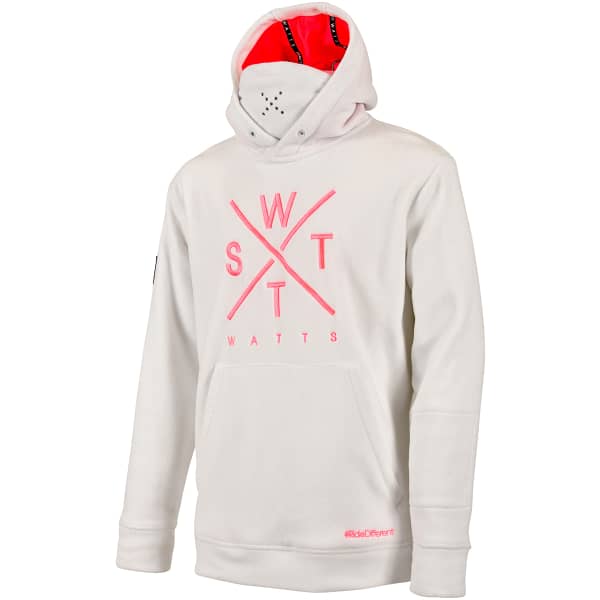 Sweat polaire WATTS XTRACK JR WHITE LOGO PINK