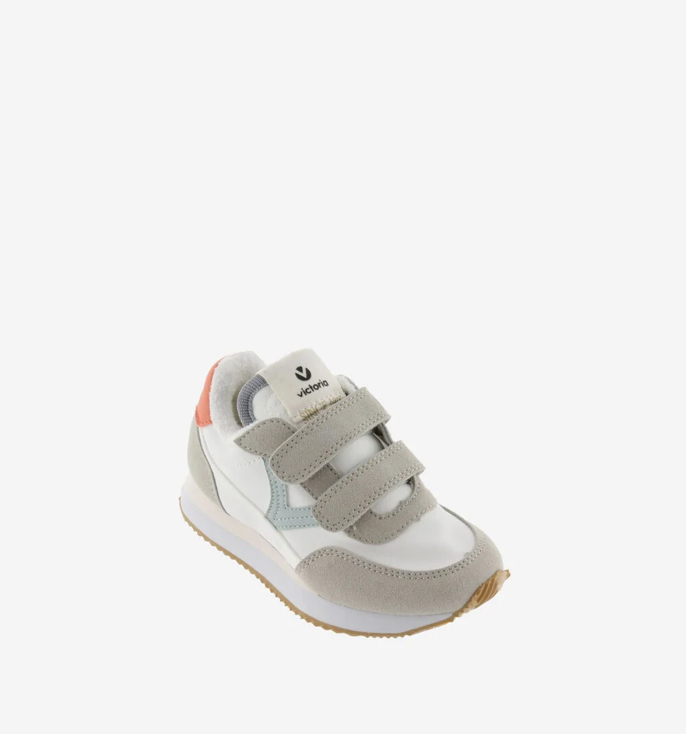 ASTRO SCRATCH CONTRASTE Baskets détails couleur pour enfant CELESTE