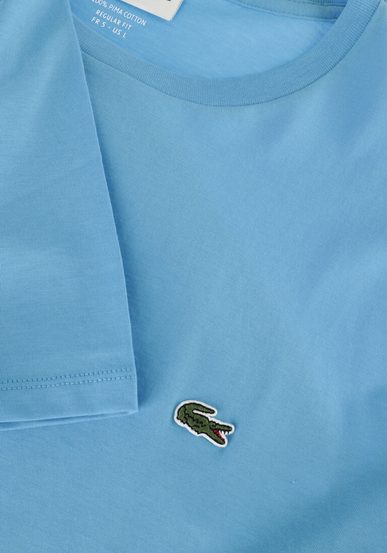 LACOSTE blauwe lacoste t-shirt 1ht1 men's tee-shirt