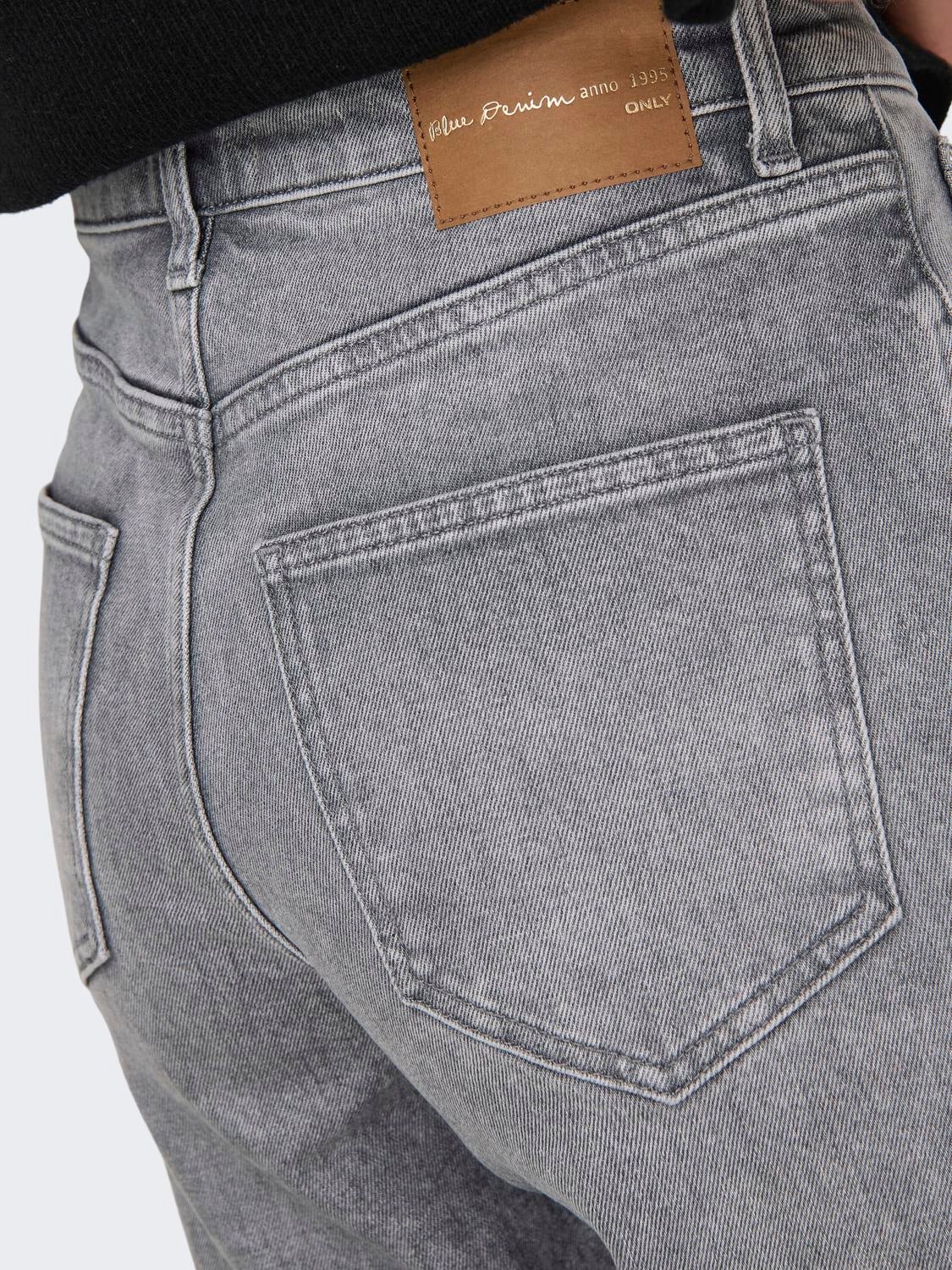 ONLJUICY Hohe Taille Hohe Taille Jeans Medium Grey Denim