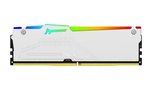 Kingston FURY Beast RGB - DDR5 - sæt - 64 GB: 2 x 32 GB - DIMM 288-PIN - 6000 MHz / PC5-48000 - CL30 - 1.4 V - ikke bufferet - on-die ECC - hvid