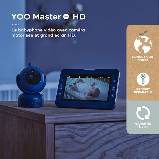 Babyphone vidéo Yoo master+ HD   de               Babymoov