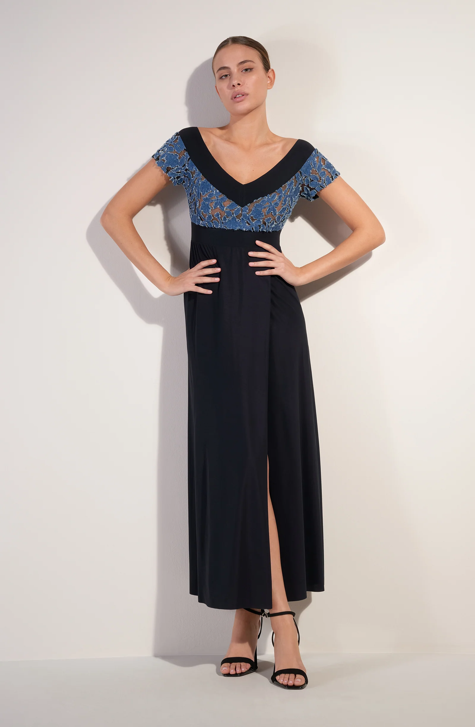 rufine Robe longue porte-feuille jean Jean