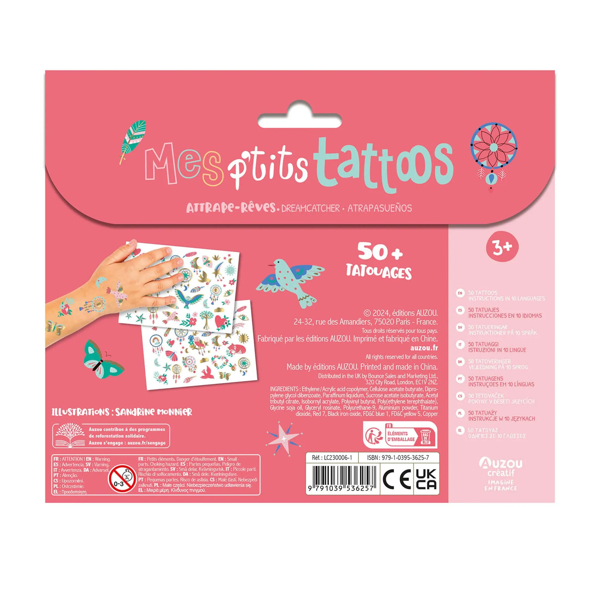 Auzou Mes P'Tits Tatoos - Attrape-Rêves