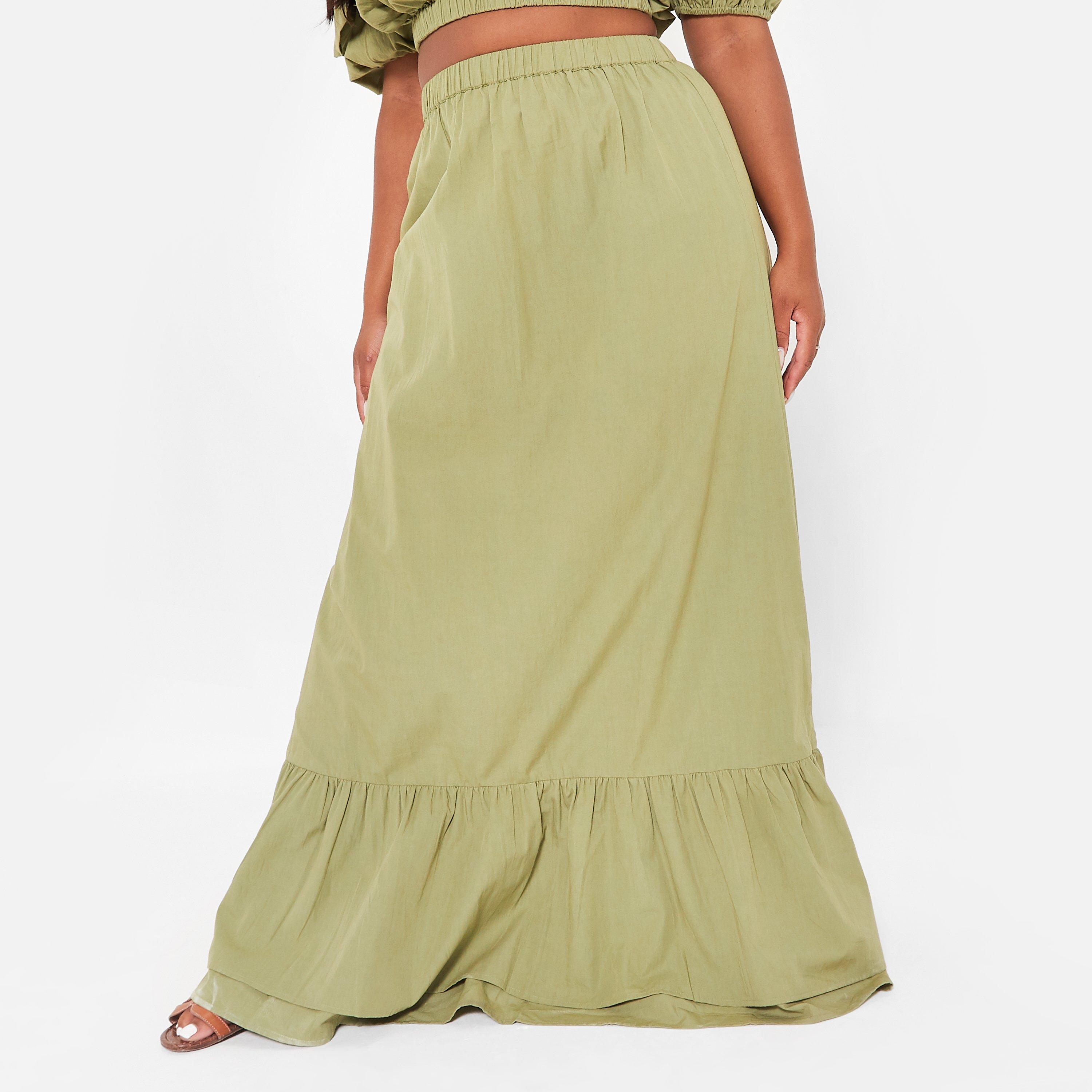 I Saw It First ISAWITFIRST Frill Hem Maxi Skirt Co Ord