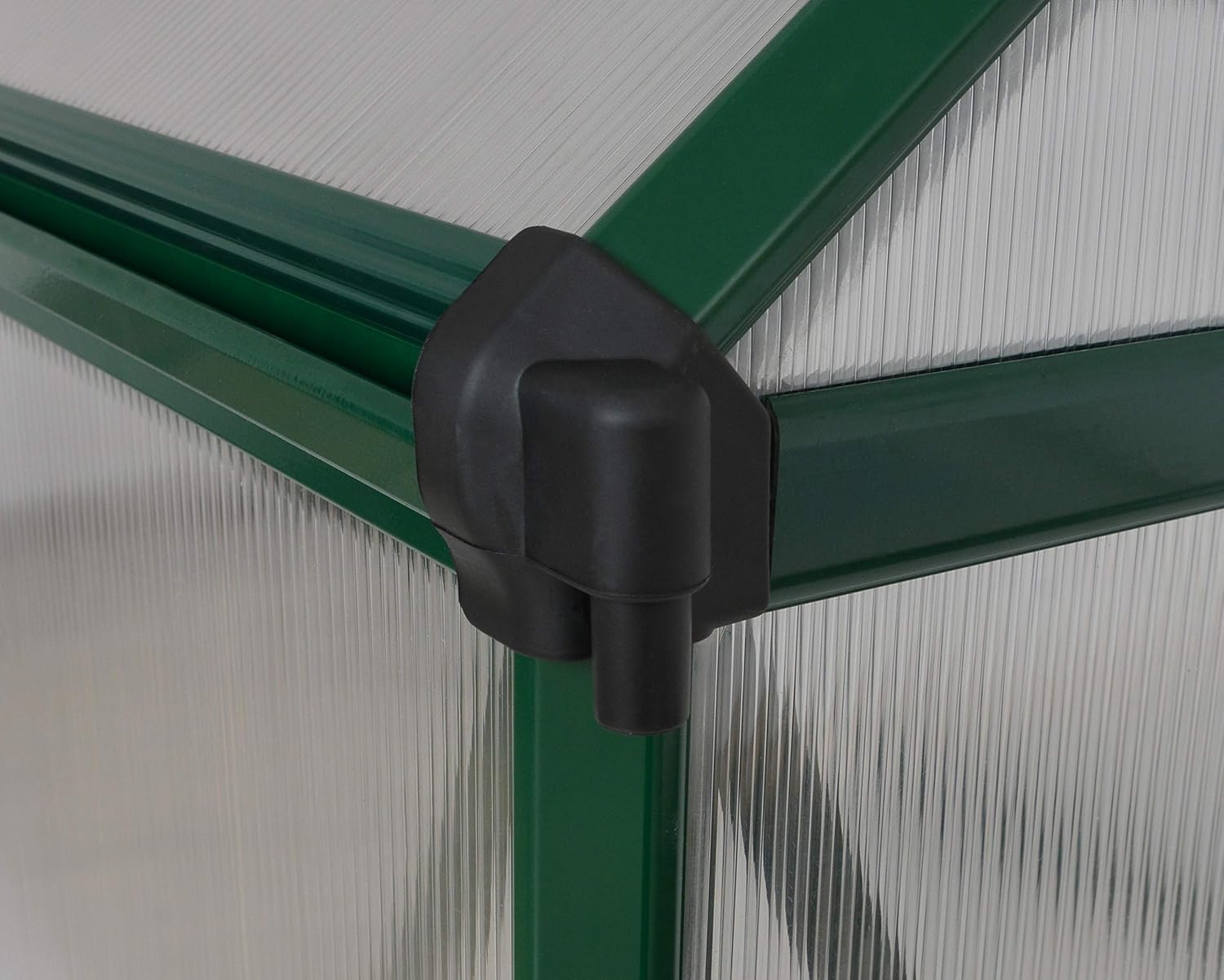 Canopia by Palram Gewächshaus klein Mythos 6x10 Treibhaus 306x185 cm Aluminium Grün Tomatenhaus Polycarbonatplatten UV-beständig