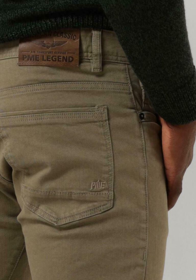 PME LEGEND groene pme legend slim fit jeans tailwheel colored denim