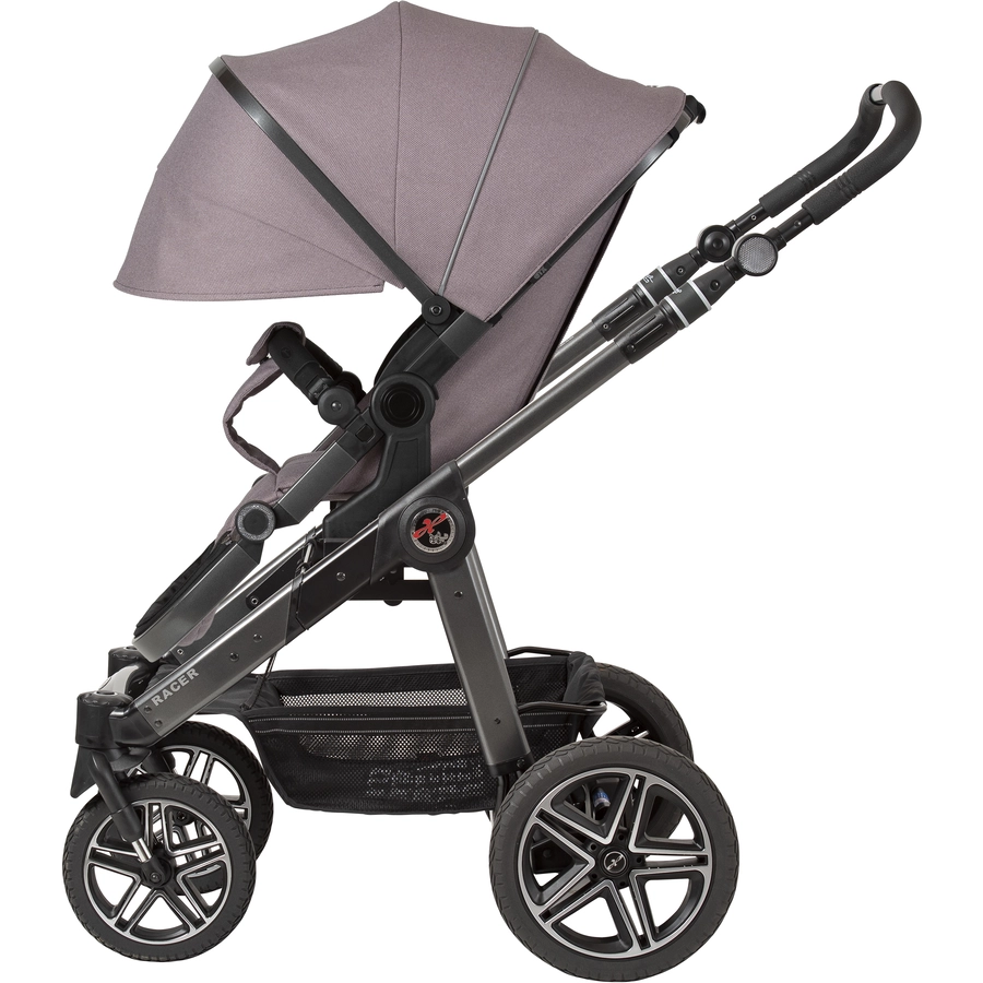 Hartan Kinderwagen Racer GTX Casual Collection lovely teddy (904) Gestellfarbe platin