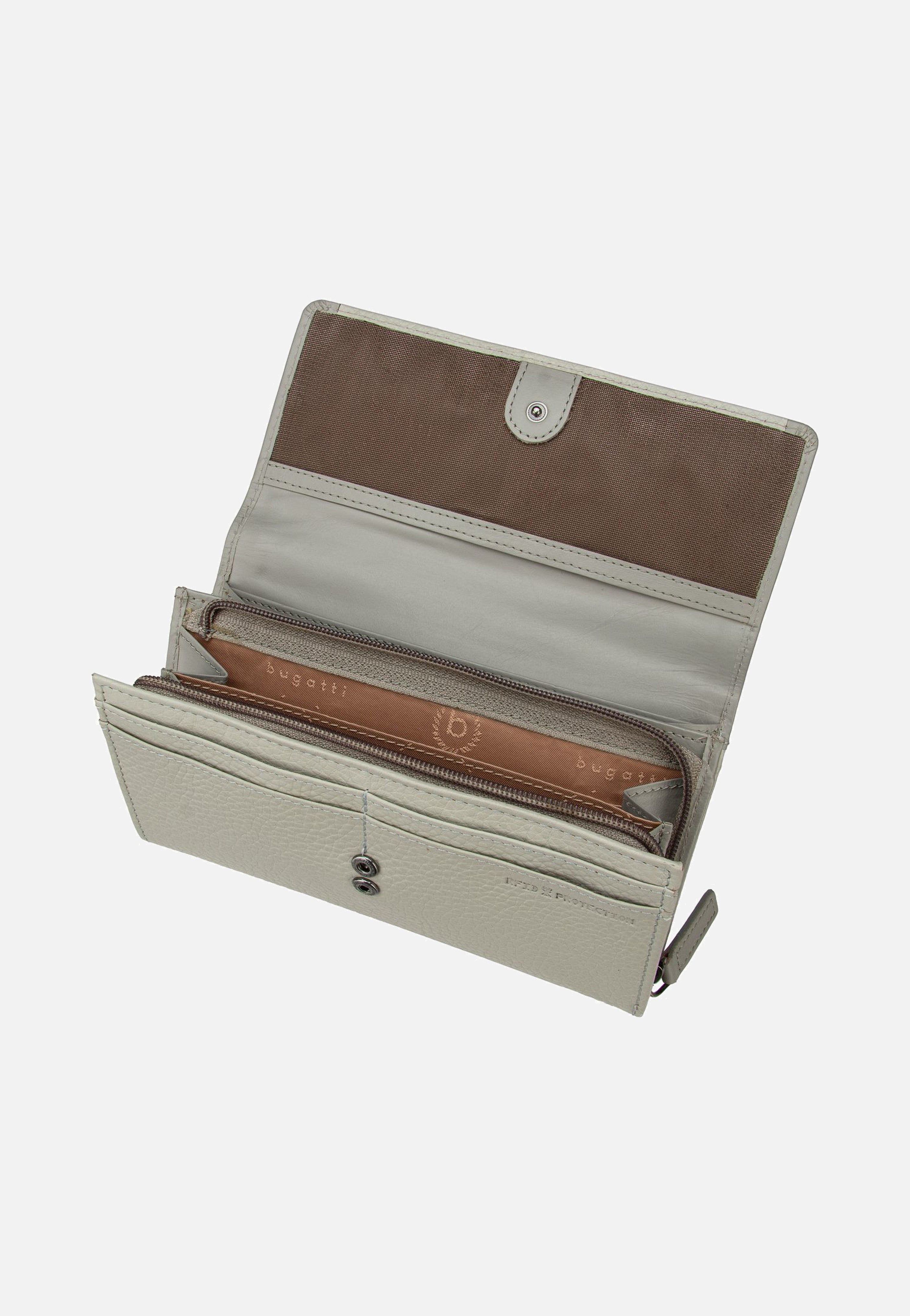 Sina Ladies Long With Flap Hellgrau - Portemonnaie