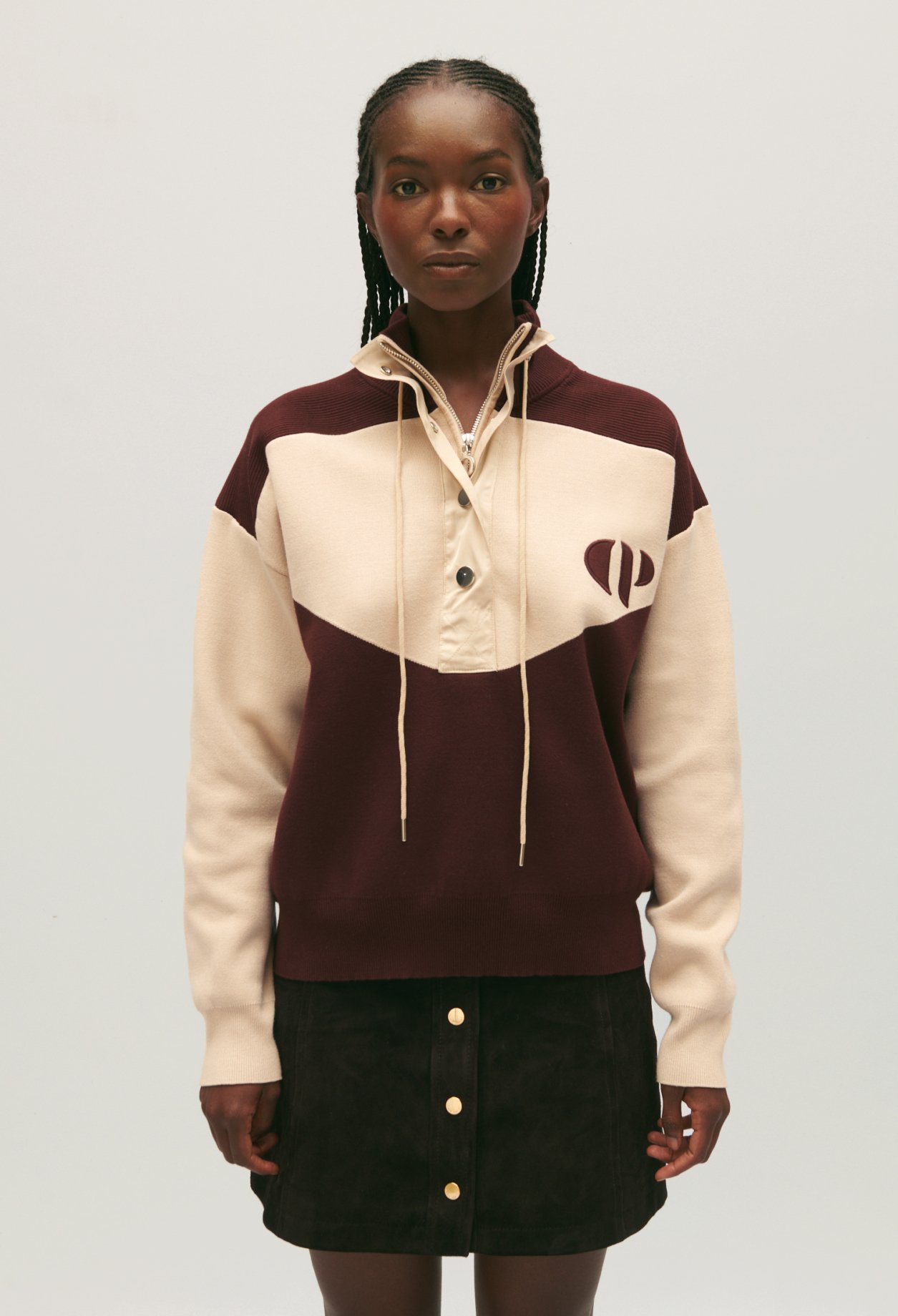 Sweatshirt Minimum col camionneur