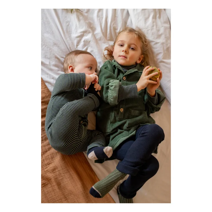 1+ in the family Robe Velours Côtelé Niki | Vert kaki
