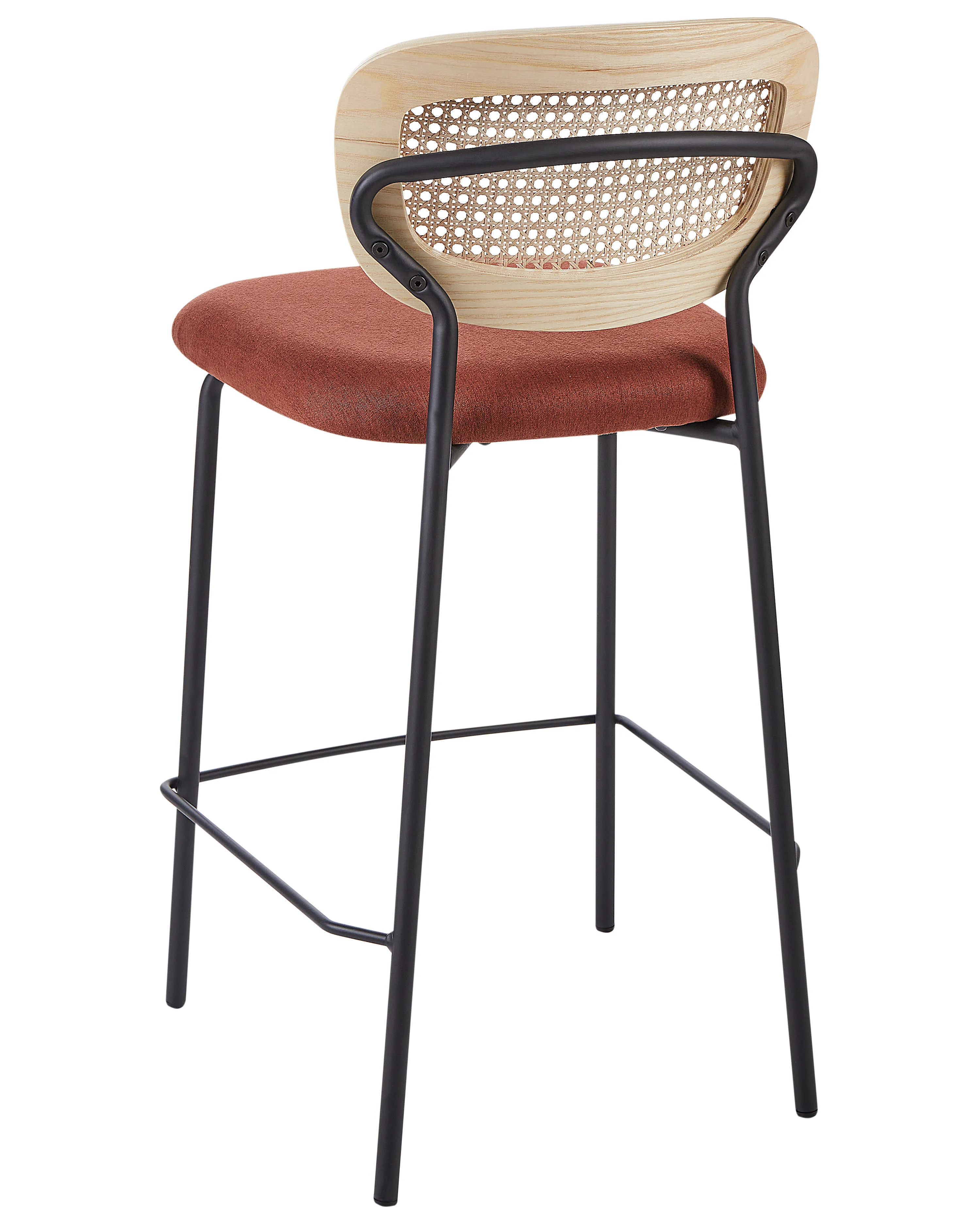 Set van 2 barstoelen MAYETTA Rotan Oranje