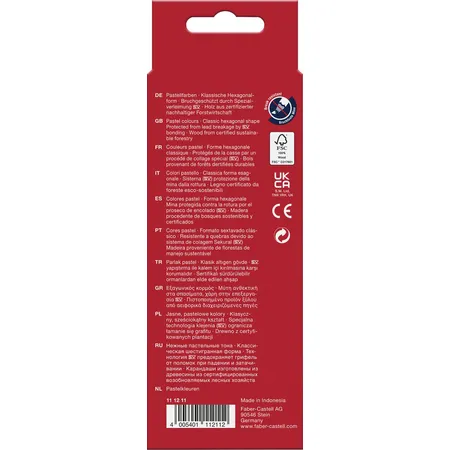 Faber-Castell Buntstift pastell 10er Kartonetui