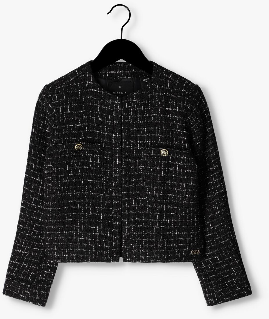 NIK & NIK zwarte nik & nik jack lorde jacket