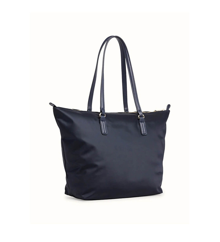 Bolsa Tommy Hilfiger azul marinho com laço exclusivo