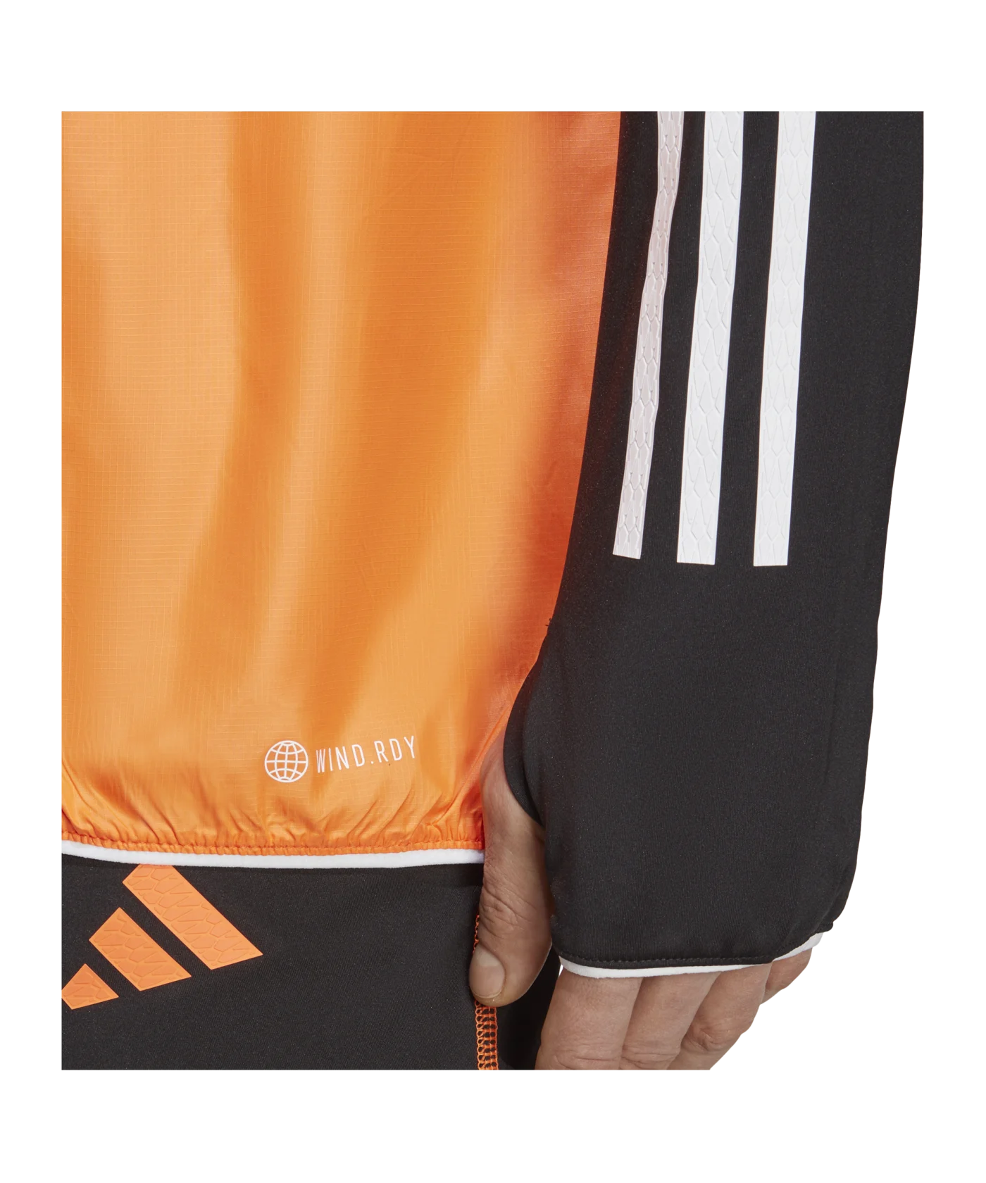 adidas Tiro 23 Sweatshirt Orange Schwarz