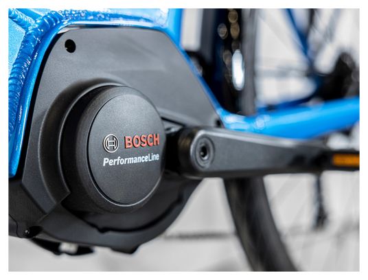 Vélo de Ville Électrique Trek Verve  2 Lowstep Shimano Acera/Altus 9V 400 Wh Bleu Alpine